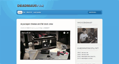 Desktop Screenshot of deadmau5faq.com